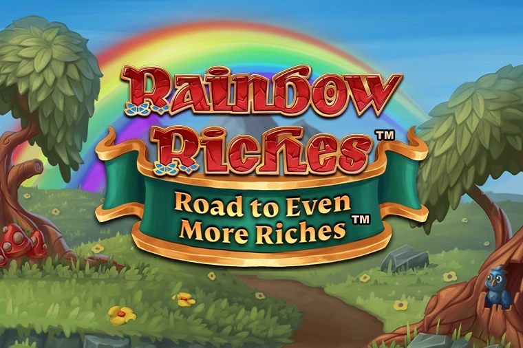 Rainbow Riches Road to Even More Riches slot by Light & Wonder