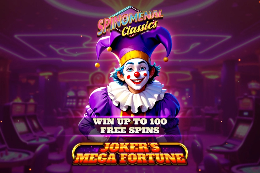 Joker's Mega Fortune slot by Spinomenal
