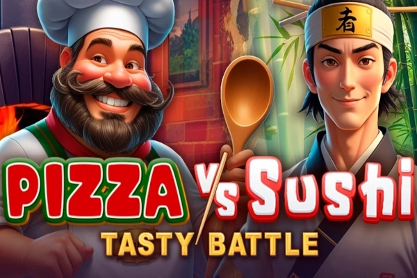 Pizza vs Sushi Tasty Battle slot by SlotoLand