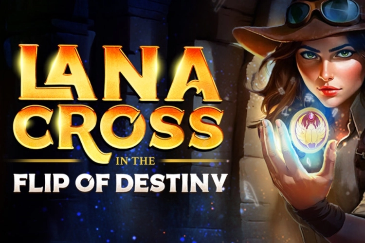 Lana Cross in the Flip of Destiny slot by Darwin Gaming