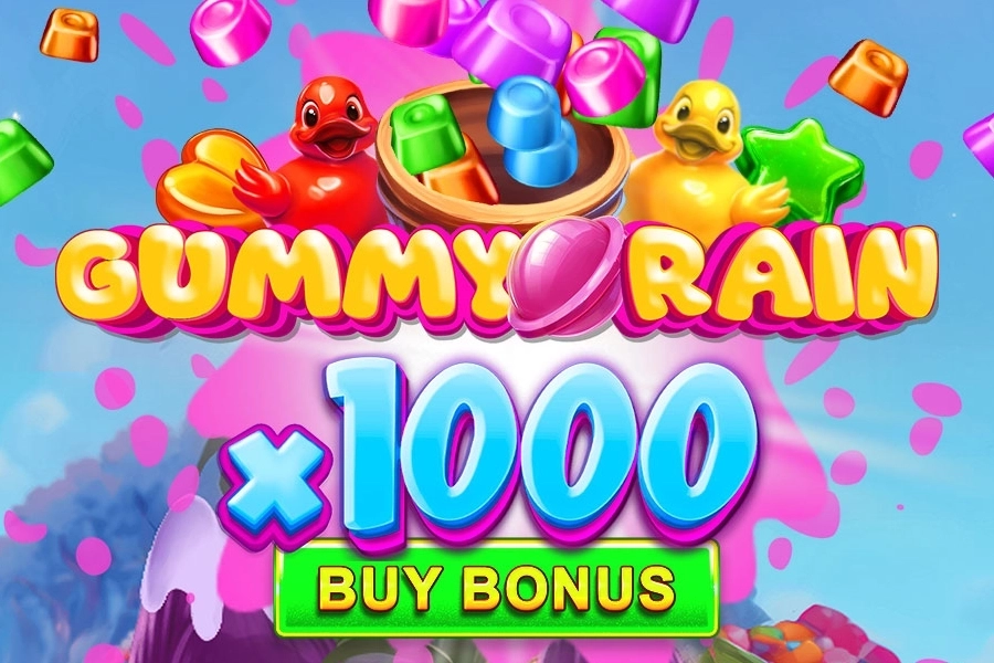 Gummy Rain x1000 slot by Pateplay