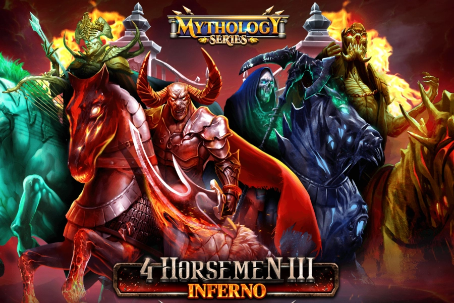 4 Horsemen 3 - Inferno slot by Spinomenal