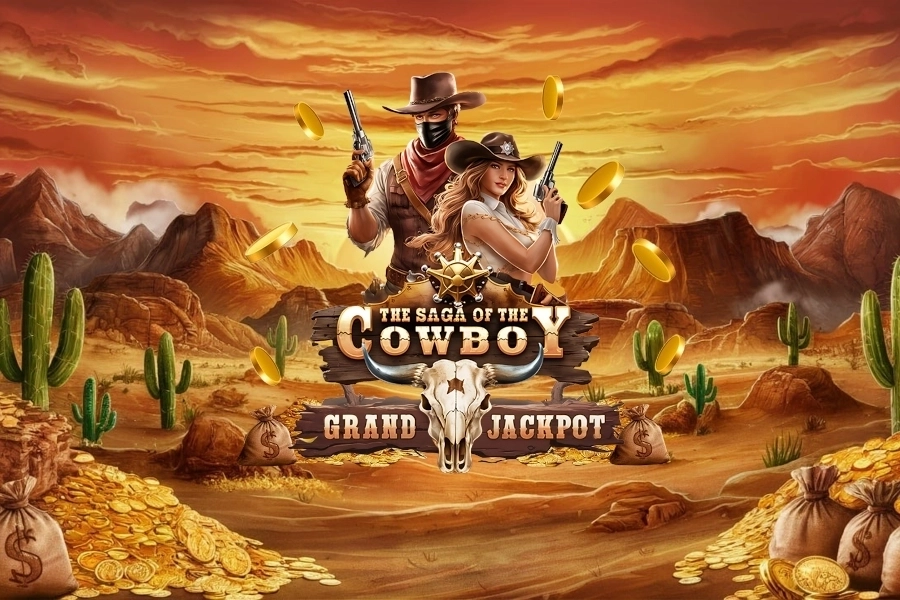The Saga of the Cowboy slot by GameTimeTec