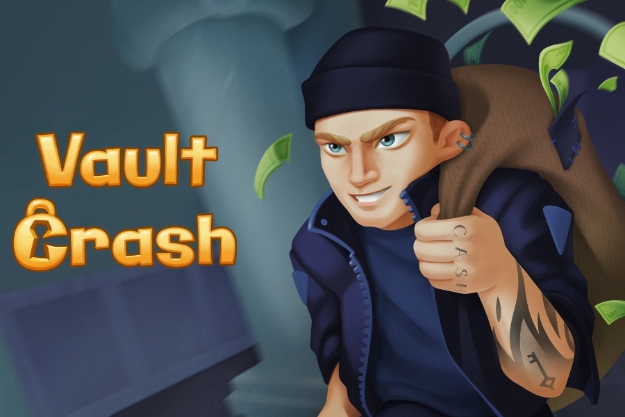 Vault Crash slot by Riddec Games