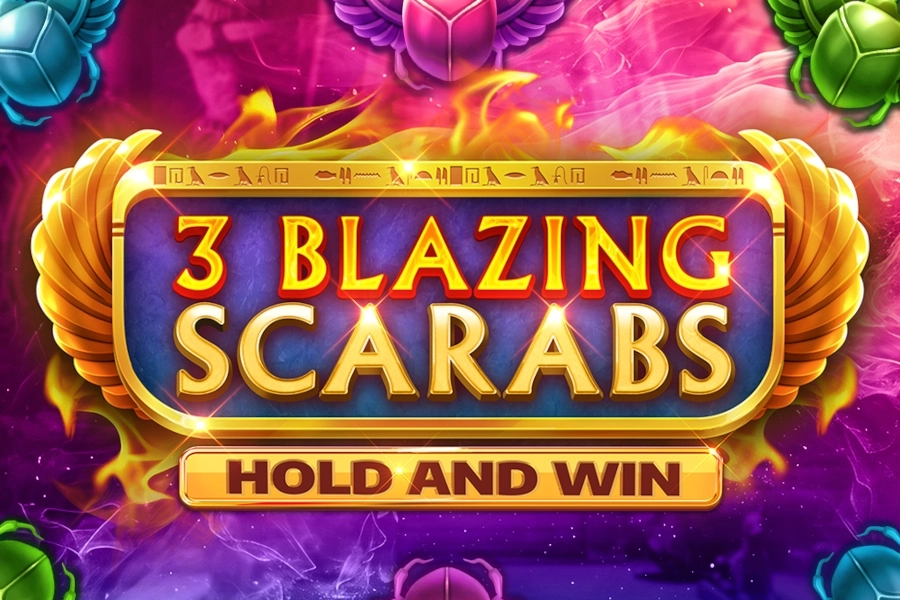 3 Blazing Scarabs Hold and Win slot by Kalamba Games