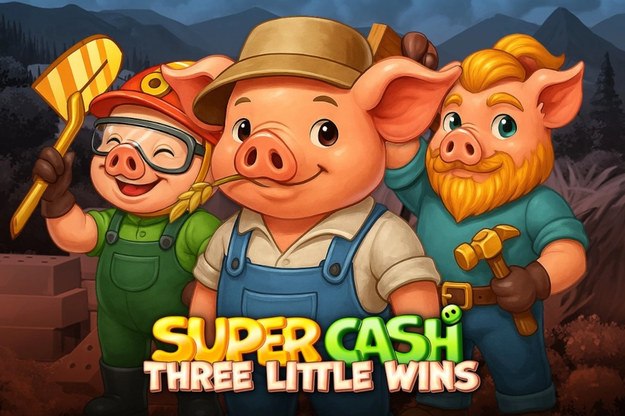 Super Cash: Three Little Wins slot by OctoPlay