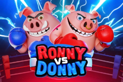 Ronny vs Donny slot by PoggiPlay - 96.29% RTP