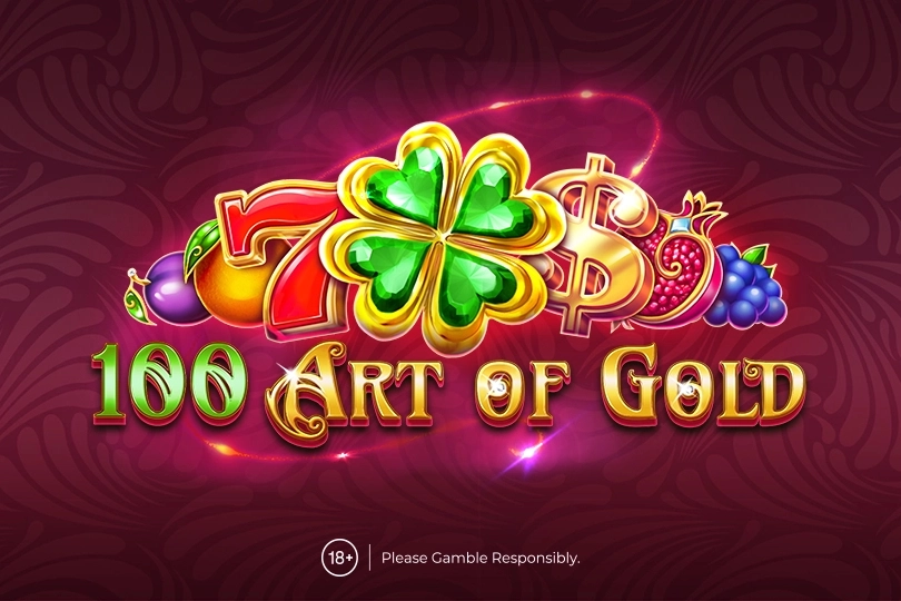 100 Art of Gold slot by Amusnet - 96.01% RTP
