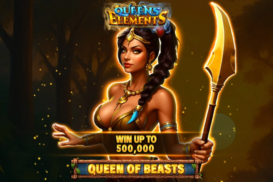 Queen of Beasts slot by Spinomenal