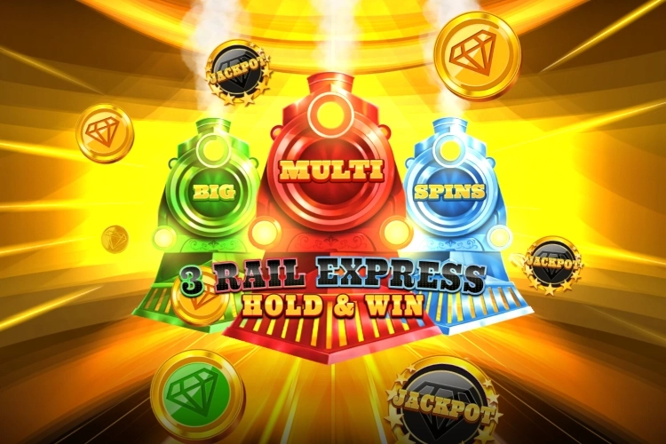 3 Rail Express Hold & Win slot by OctoPlay