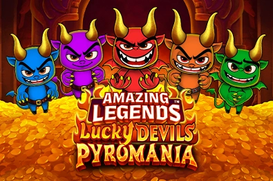 Amazing Legends Lucky Devils Pyromania slot by SpinPlay Games