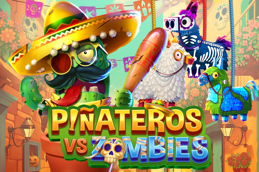 Pinateros Vs Zombies slot by Swintt