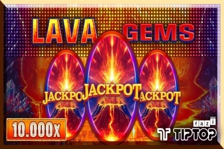 Lava Gems slot by Tiptop