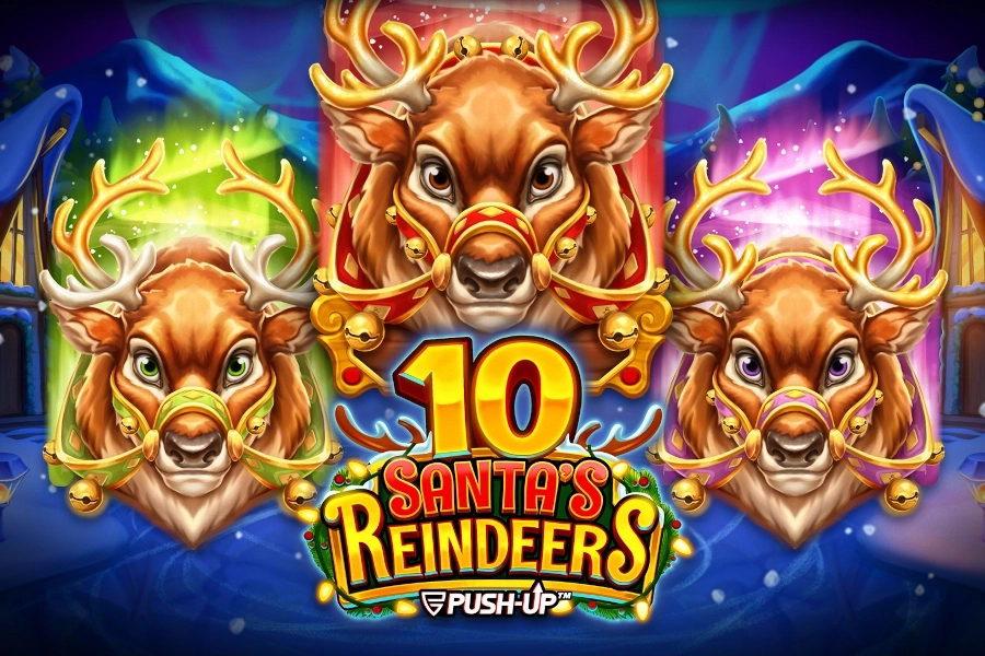 10 Santa's Reindeers slot by Push Gaming