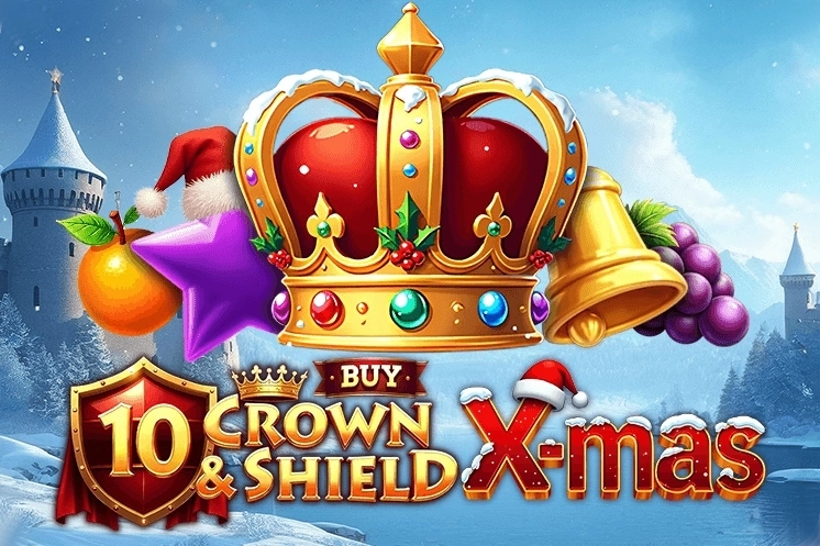 10 Crown & Shield Buy Xmas slot by Excellent Reel