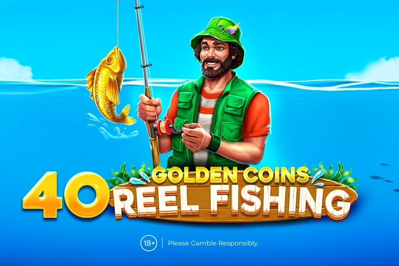 40 Golden Coins: Reel Fishing slot by Amusnet