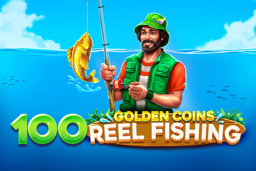 100 Golden Coins: Reel Fishing slot by Amusnet