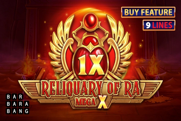 Reliquary of Ra Mega X slot by Barbara Bang