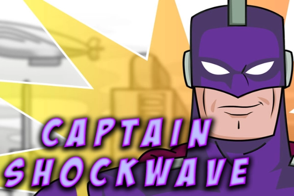 Captain Shockwave slot by Genii