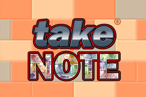 Take Note slot by Realistic Games