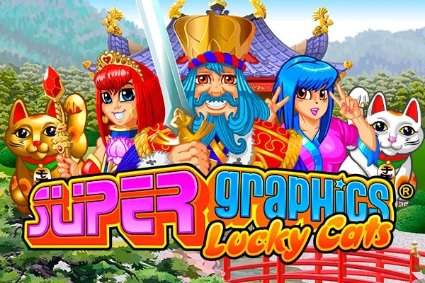 Super Graphics Lucky Cats slot by Realistic Games