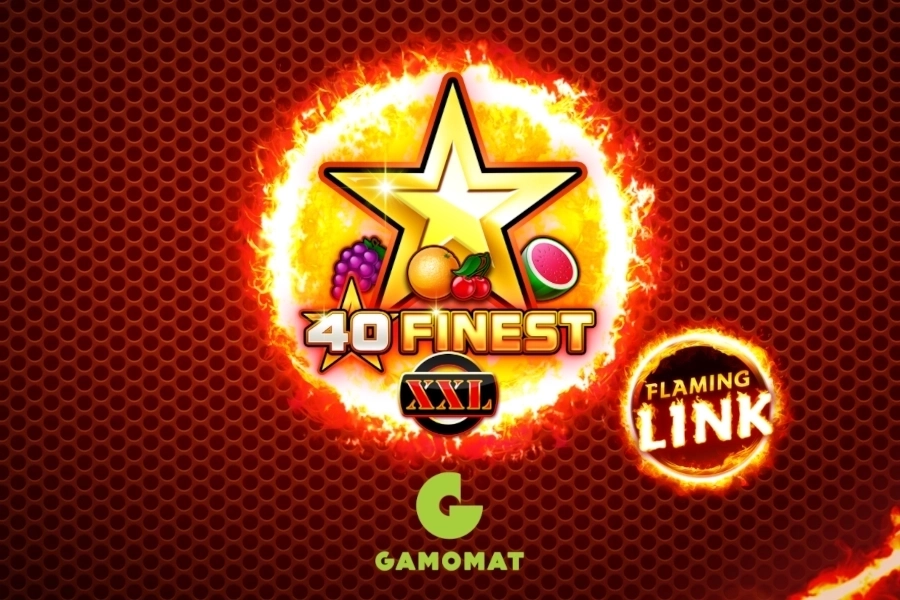 40 Finest XXL Flaming Link slot by Gamomat - 96.11% RTP