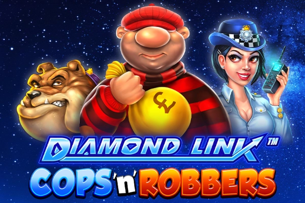 Diamond Link Cops 'n' Robbers slot by Greentube
