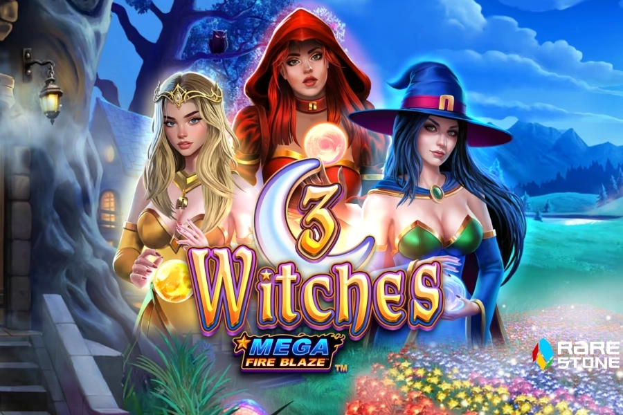 Mega Fire Blaze: 3 Witches slot by Playtech