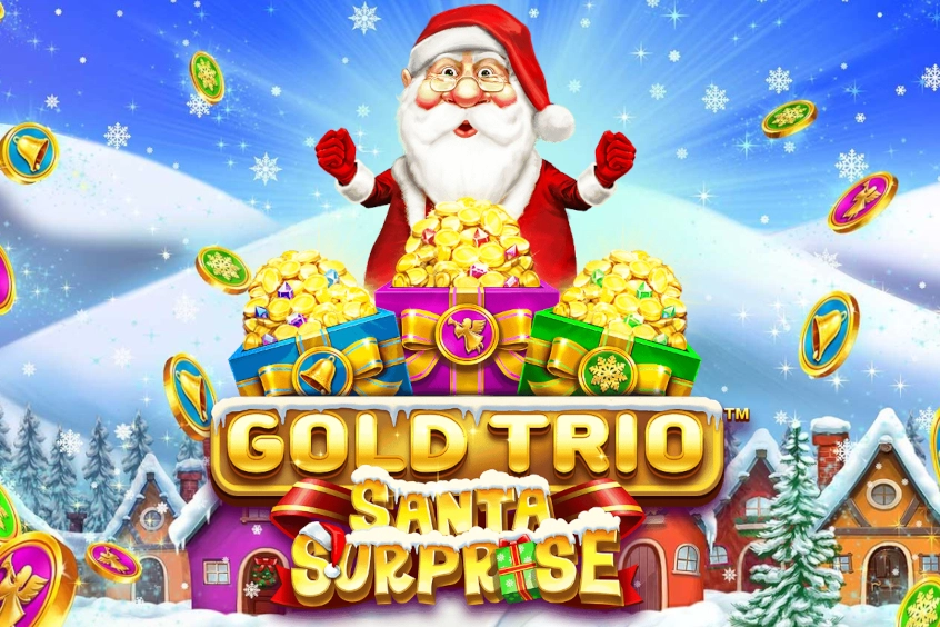 Gold Trio: Santa Surprise slot by Playtech