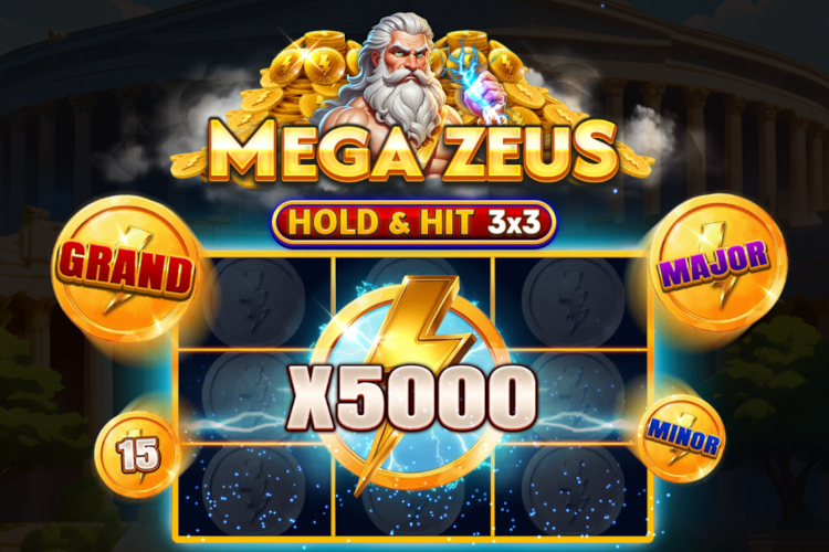 Mega Zeus - Hold & Hit 3x3 slot by Spinomenal